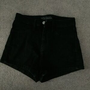 Wild Fable Women's Black Denim Shorts
